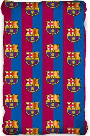 Foto: Fc barcelona   hoeslaken   eenpersoons   90 x 200 cm   multi