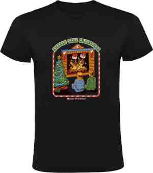 Foto: Smells like christmas heren t shirt kerst fout kerstshirt kerstmis foute kersttrui kerstman shirt