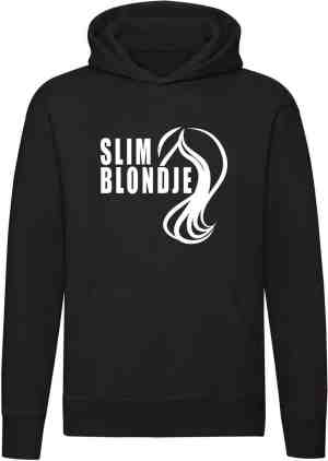 Foto: Slim blondje sweater blond gangster blondine grappig unisex capuchon