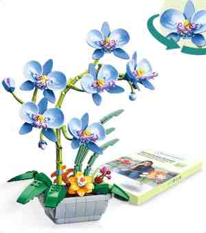 Foto: Questmate bloemen bouwset   orchidee   bloemenpracht voor volwassenen   niet compatibel met lego