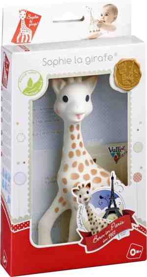 Foto: Sophie de giraf   bijtspeeltje   bijtspeelgoed   baby speelgoed   kraamcadeau   babyshower cadeau   in witrood geschenkdoosje   100 natuurlijk rubber   vanaf 0 maanden   17 cm   beigebruin