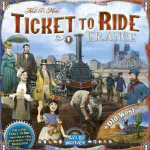 Foto: Ticket to ride france old west   uitbreiding   bordspel