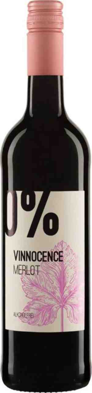Foto: Vinnocence merlot 0 alcoholvrije rode wijn biologisch duitse wijn alcoholvrij