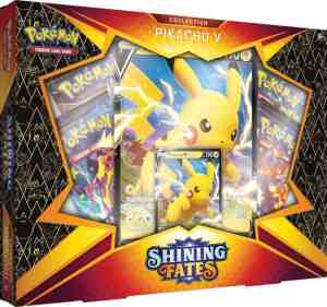 Foto: Pokmon shining fates pikachu v box kaarten