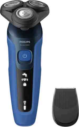 Foto: Philips shaver series 5000 s 546617 scheerapparaat voor mannen blauw