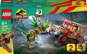 Foto: Lego jurassic world dilophosaurus hinderlaag dinosaurus speelgoed 76958
