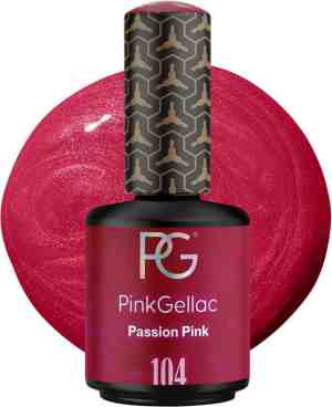 Foto: Pink gellac 104 passion pink gellak nagellak 15ml   roze gelnagellak   gelnagels producten   gel nails   gelnagel