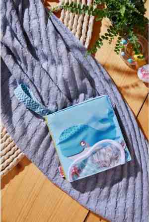 Foto: Haba babyboekje zeewereld junior 13 5 cm polyester blauw