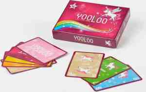 Foto: Yooloo kaartspel unicorn editie eenvoudig regels gegarandeerd plezier voor jong en oud 