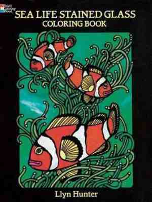 Foto: Sea life stained glass coloring book