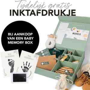 Foto: Luxe baby memory box herinneringsdoos   kraamcadeau   baby geschenkset   babyshower cadeau