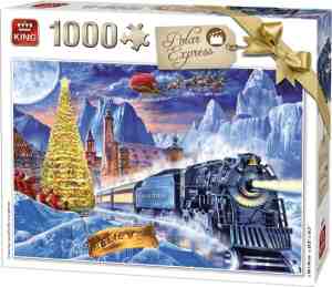 Foto: King legpuzzel trein  polar express  feestdagen reizen volwassenen 1000 stukjes