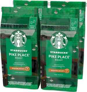 Foto: Starbucks pike place medium roast koffiebonen 4 zakken 450 gram