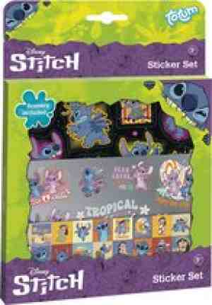Foto: Disney stitch stickers   totum sticker set 3 vellen met speeldecor
