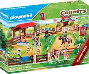 Foto: Playmobil country grote wedstrijdpiste   70337
