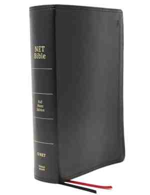 Foto: Net bible full notes edition leathersoft black comfort print
