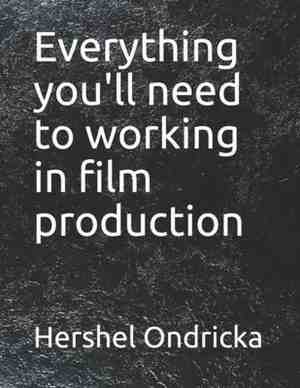 Foto: Everything you ll need to working in film production