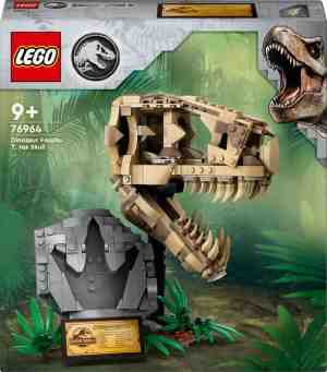 Foto: Lego jurassic world dinosaurusfossielen t rex schedel speelgoed voor kinderen 76964