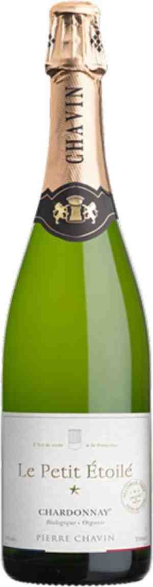 Foto: Alcoholvrije wijn champagne mousserende chardonnay 75cl doos 3x fles le petit etoile