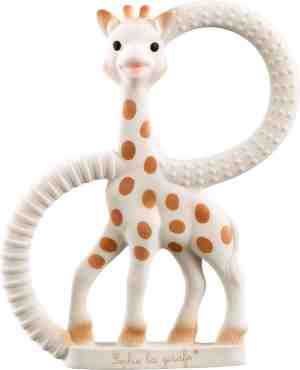 Foto: Sophie de giraf bijtring soft   baby speelgoed   kraamcadeau   babyshower cadeau   100 natuurlijk rubber   in wit geschenkdoosje   vanaf 0 maanden   bruinbeige