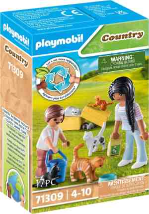 Foto: Playmobil country kattenfamilie 71309