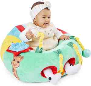 Foto: Sophie de giraf baby seat play babystoel met activiteiten speelgoed kraamcadeau babyshower cadeau vanaf 3 maanden 27 x 55 50 cm polyester