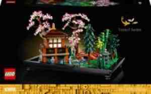 Foto: Lego icons rustgevende tuin botanisch mindfulness bouwpakket voor volwassenen   10315