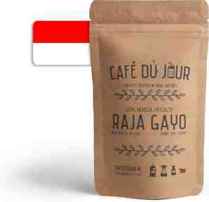 Foto: Caf du jour 100 arabica specialiteit raja gayo 250 gram vers gebrande koffiebonen
