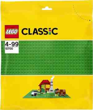 Foto: Lego classic groene bouwplaat 10700