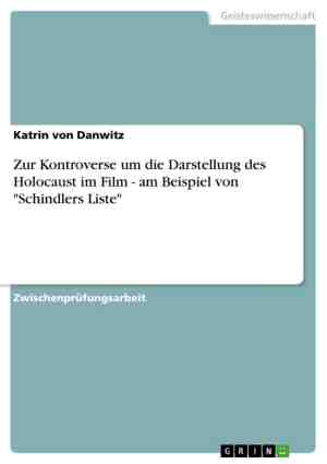 Foto: Zur kontroverse um die darstellung des holocaust im film am beispiel von schindlers liste 