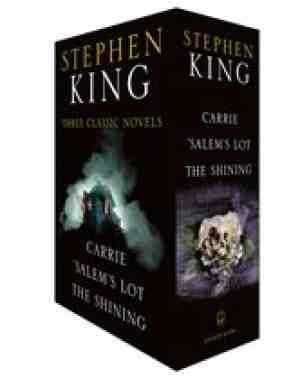 Foto: Stephen king three classic novels box set carrie salems lot the shining