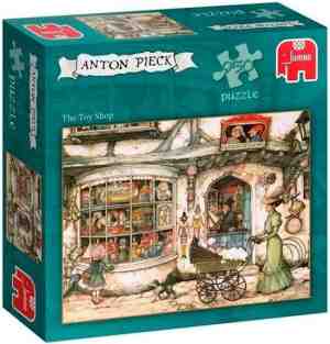 Foto: Jumbo premium collection puzzel anton pieck de speelgoedwinkel   legpuzzel   950 stukjes