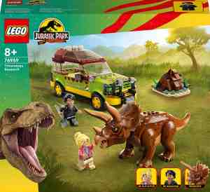 Foto: Lego jurassic world 76959 park triceratops onderzoek dinosaurus speelgoed