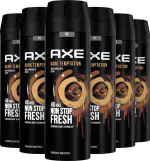 Foto: Axe dark temptation bodyspray deodorant 6 x 200 ml voordeelverpakking