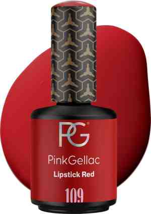 Foto: Pink gellac gellak rood 15 ml rode gelnagels nagellak gel gelnagellak nails 109 lipstick red