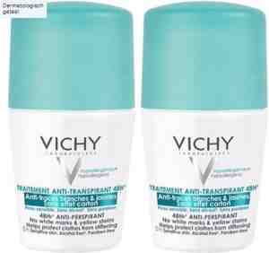 Foto: Vichy deodorant intense transpiratie roller 48 uur deodorant 2 x 50 ml