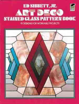 Foto: Art deco stained glass patterned book