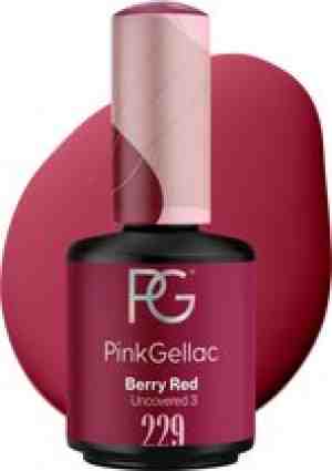 Foto: Pink gellac gellak rood 15ml   rode gel lak nagellak met creamy finish   gelnagels producten   gel nails   229 berry red